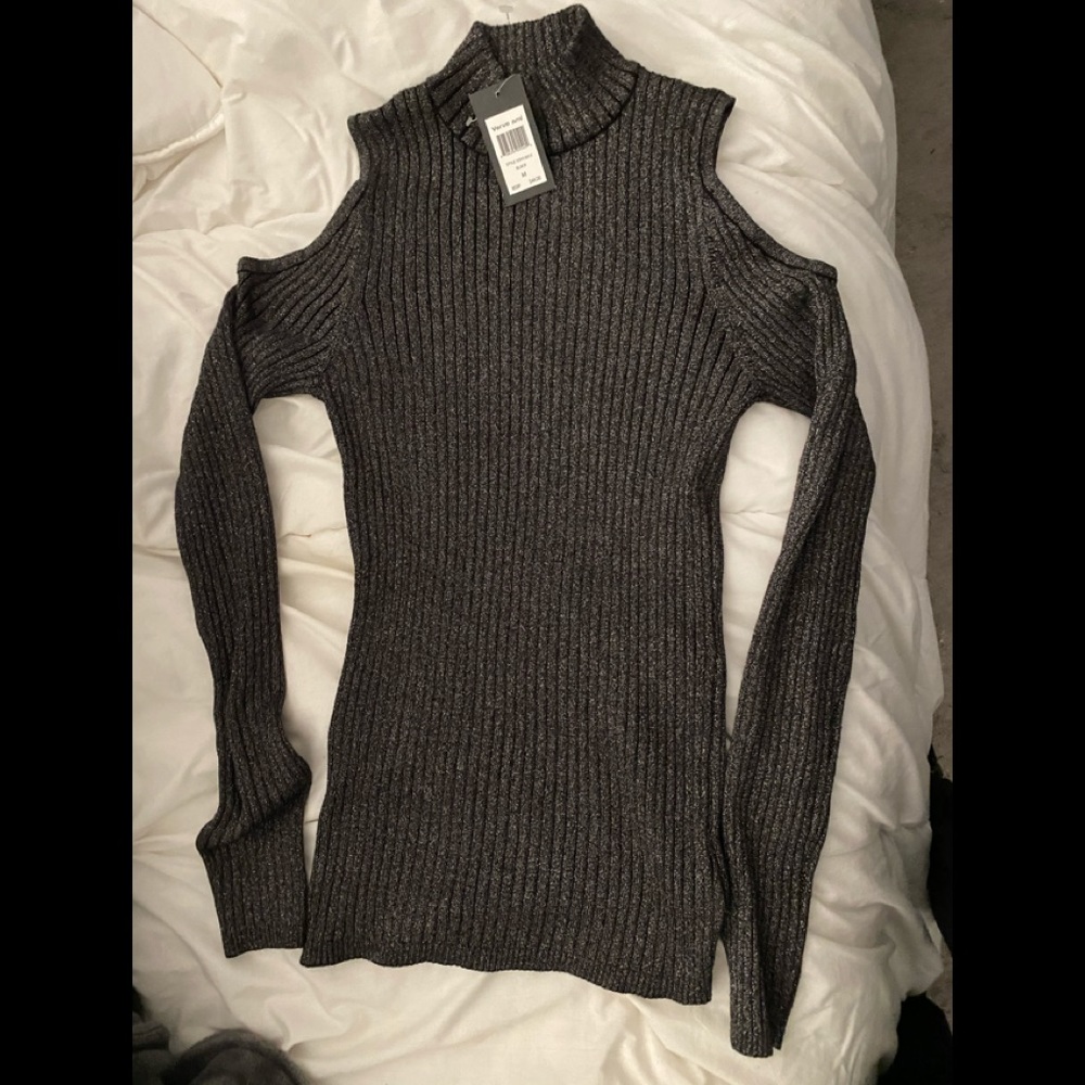 Verve Ami cold shoulder sweater